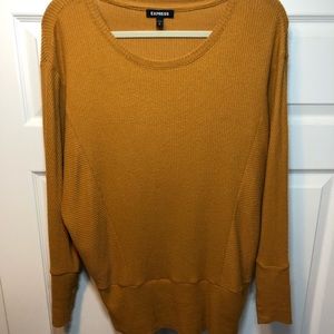 Women's small comfy sweater - orange, sm